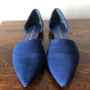 Chinese Laundry Suede Navy flats